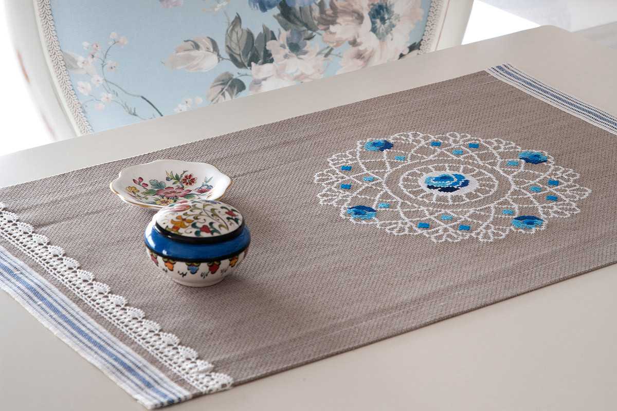 Etamin mutfak masa örtüsü