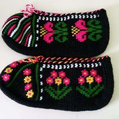 Tunus işi patik tabanı nasıl yapılır